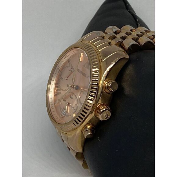Michael Kors Lexington MK5569 Women Stainless Steel Analog Rose Dial Watch MP160 main image 8